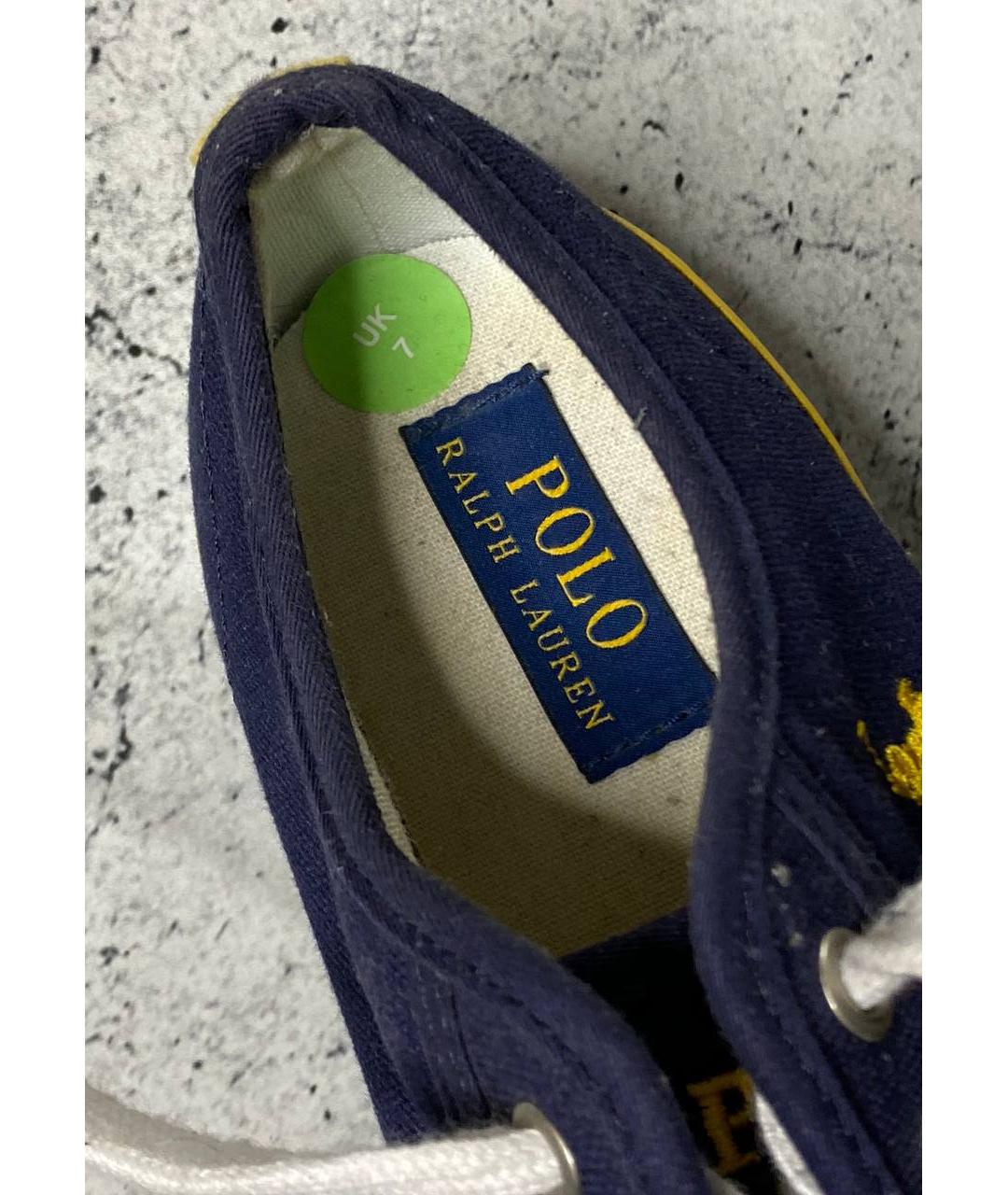 POLO RALPH LAUREN Синие низкие кроссовки / кеды, фото 7