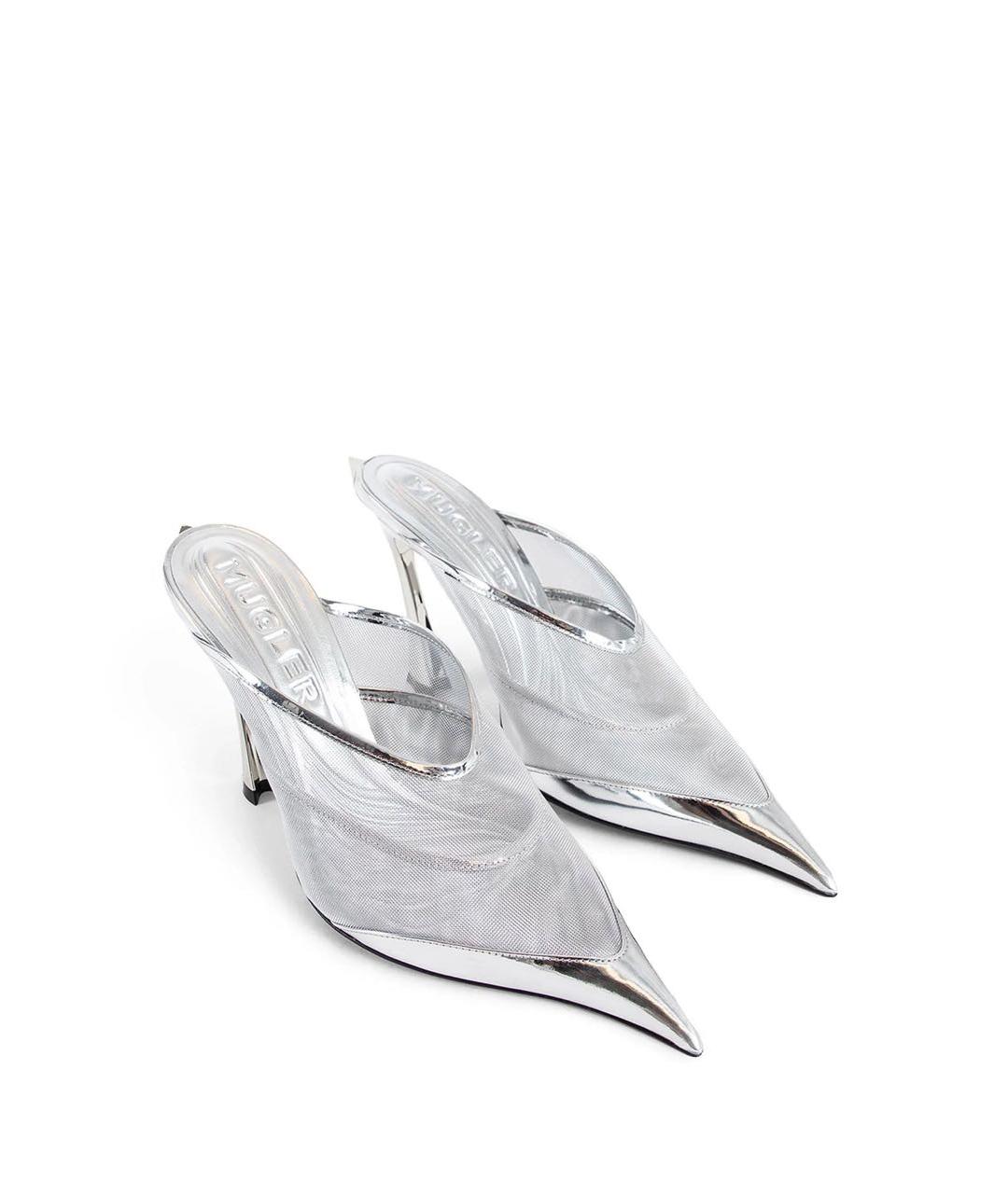 MUGLER Серебряные мюли, фото 5