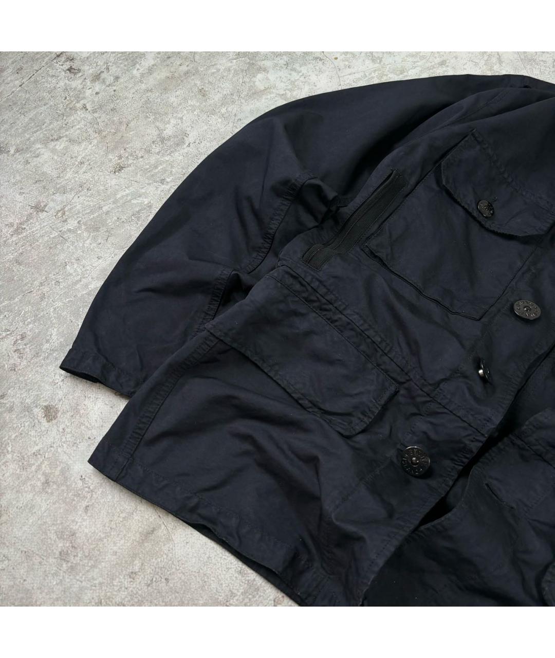 STONE ISLAND Черная полиамидовая куртка, фото 5