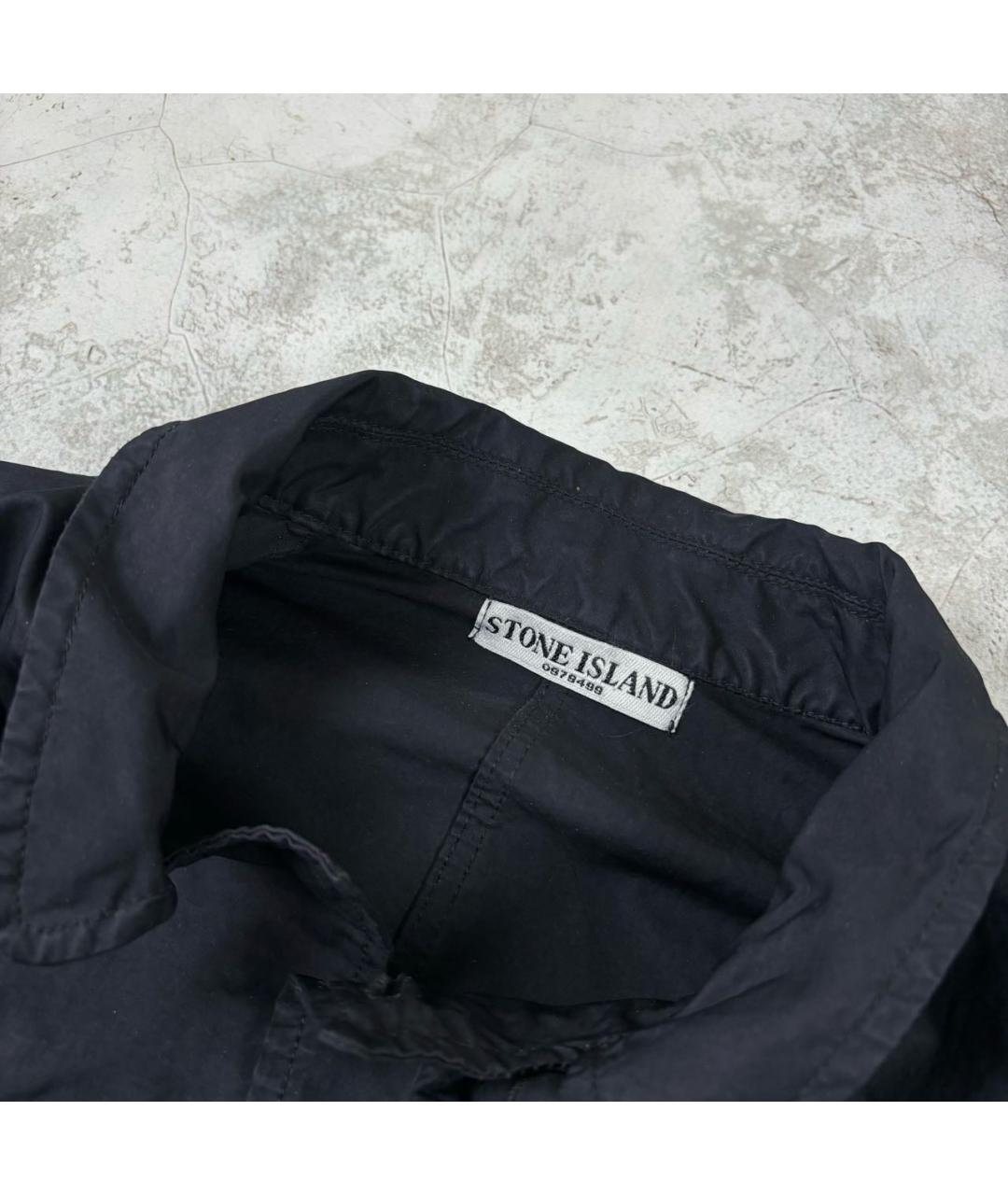STONE ISLAND Черная полиамидовая куртка, фото 4