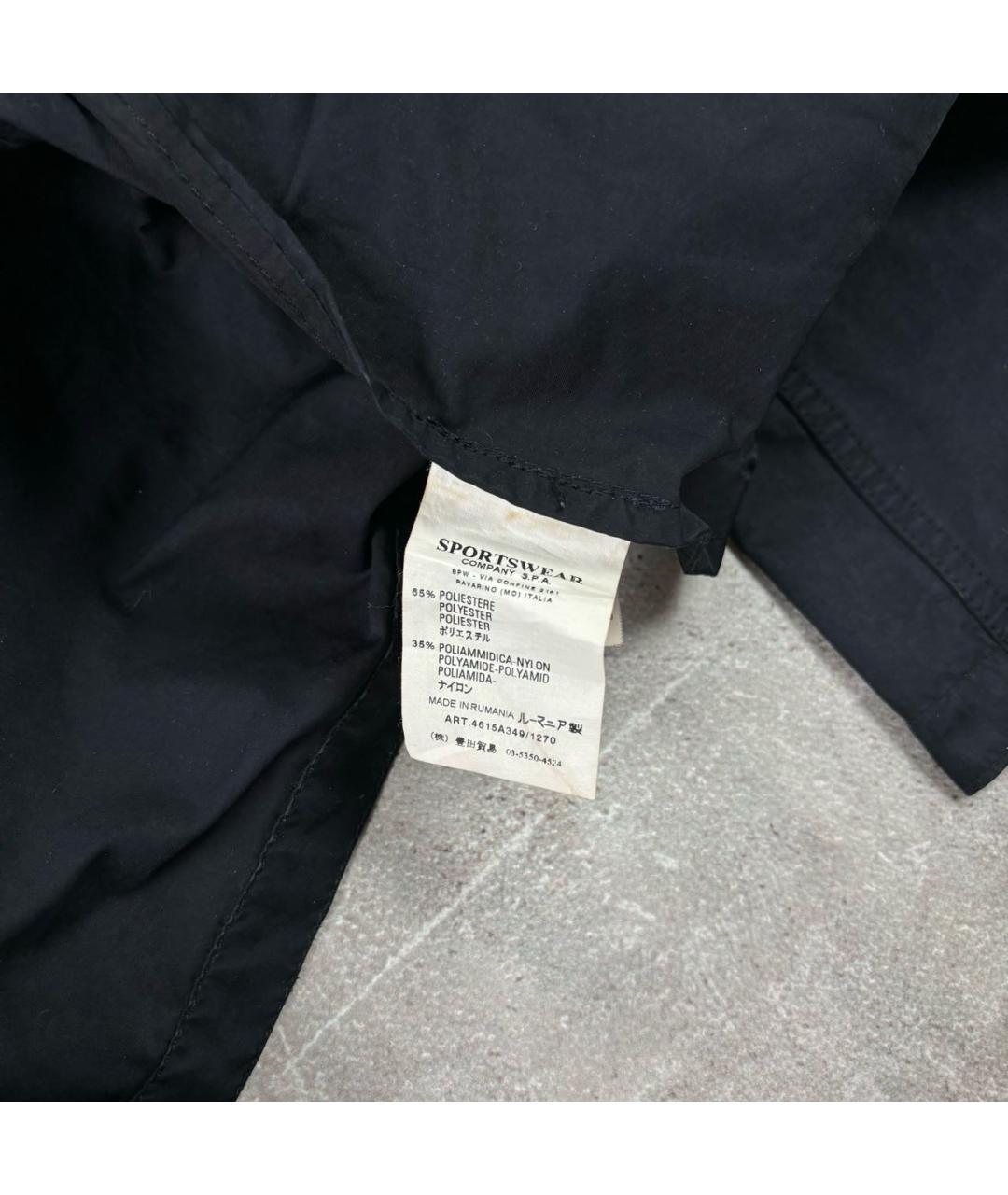 STONE ISLAND Черная полиамидовая куртка, фото 7