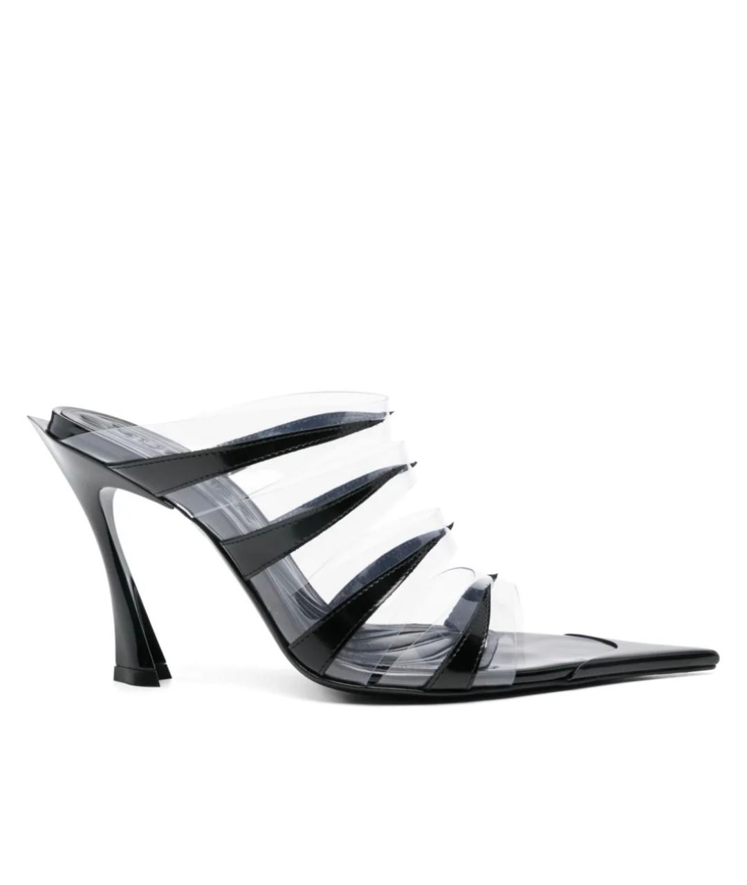 MUGLER Черные мюли, фото 10