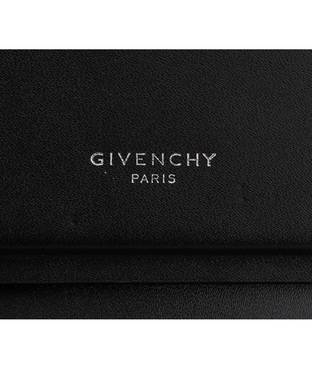 GIVENCHY Черная кожаная сумка тоут, фото 8