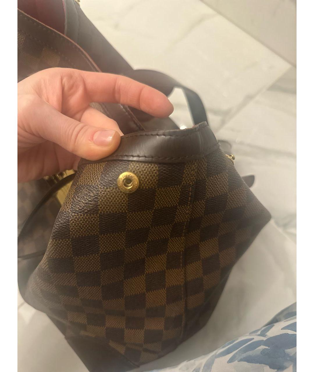 LOUIS VUITTON Коричневая сумка через плечо, фото 8