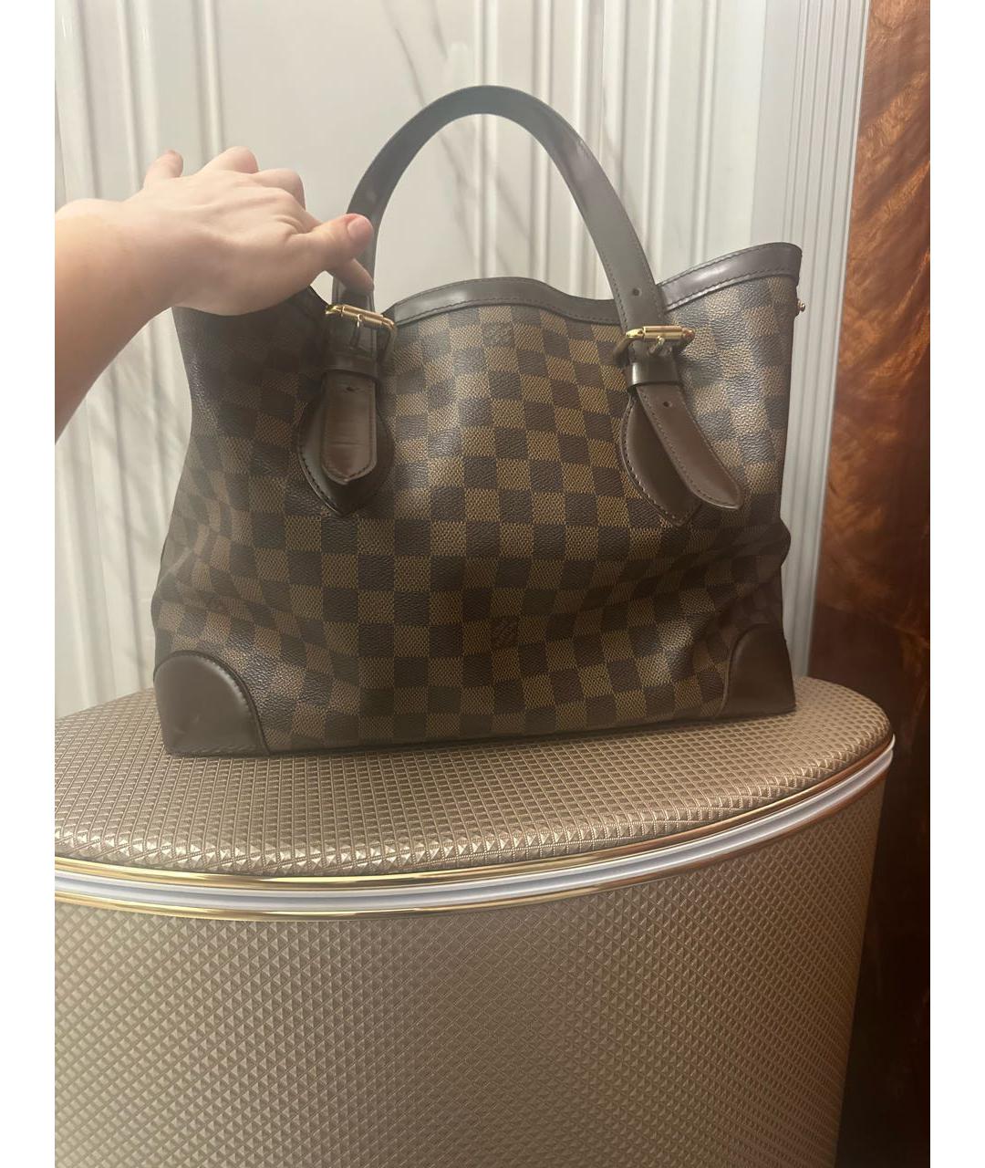 LOUIS VUITTON Коричневая сумка через плечо, фото 3