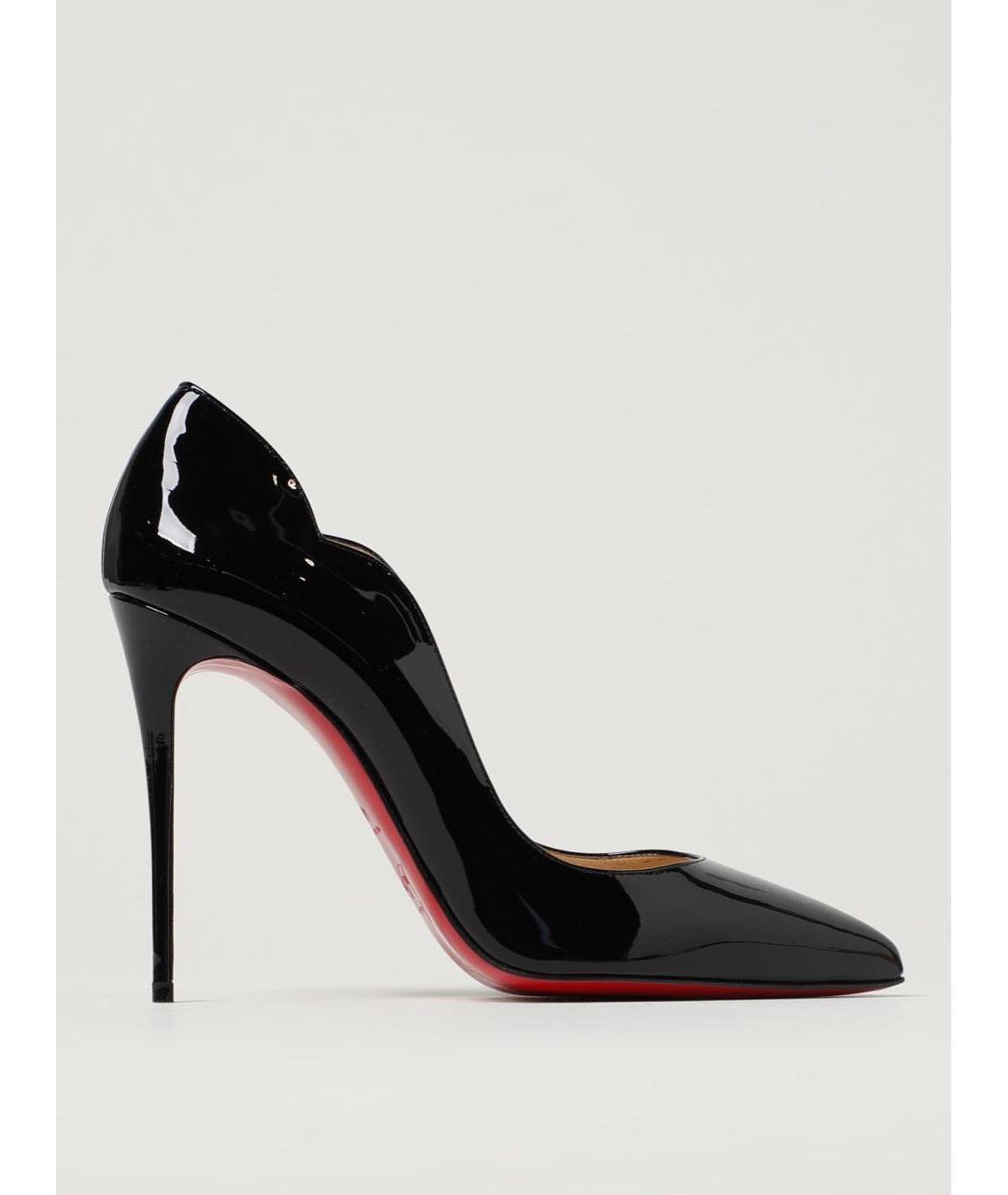 CHRISTIAN LOUBOUTIN Черные туфли из лакированной кожи, фото 3
