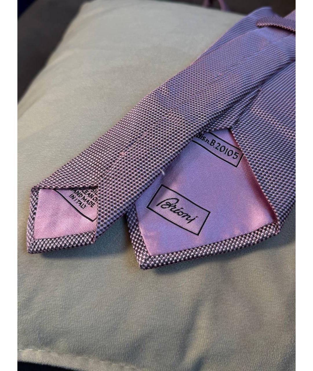 BRIONI Фиолетовый галстук, фото 2