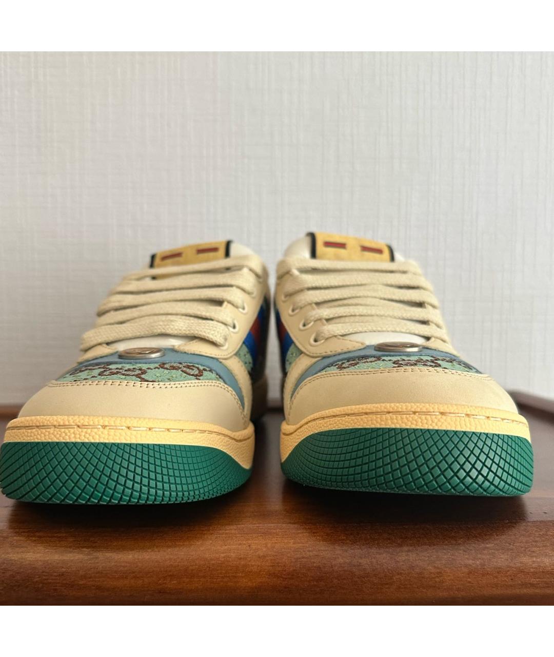 GUCCI Мульти кожаные кроссовки, фото 2