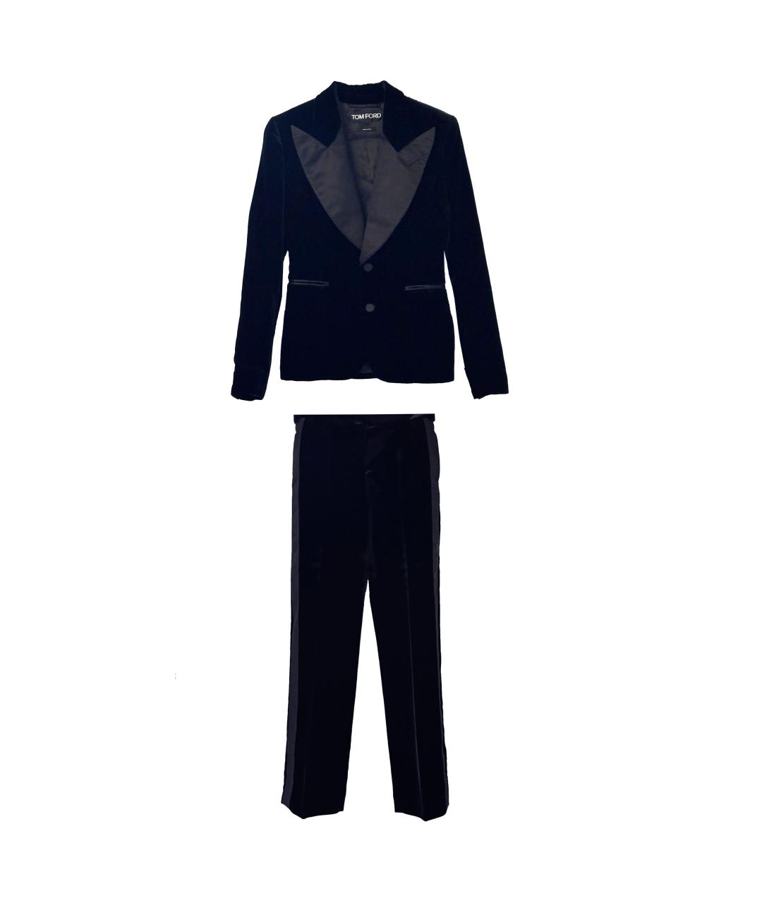TOM FORD Черный бархатный костюм с брюками, фото 7