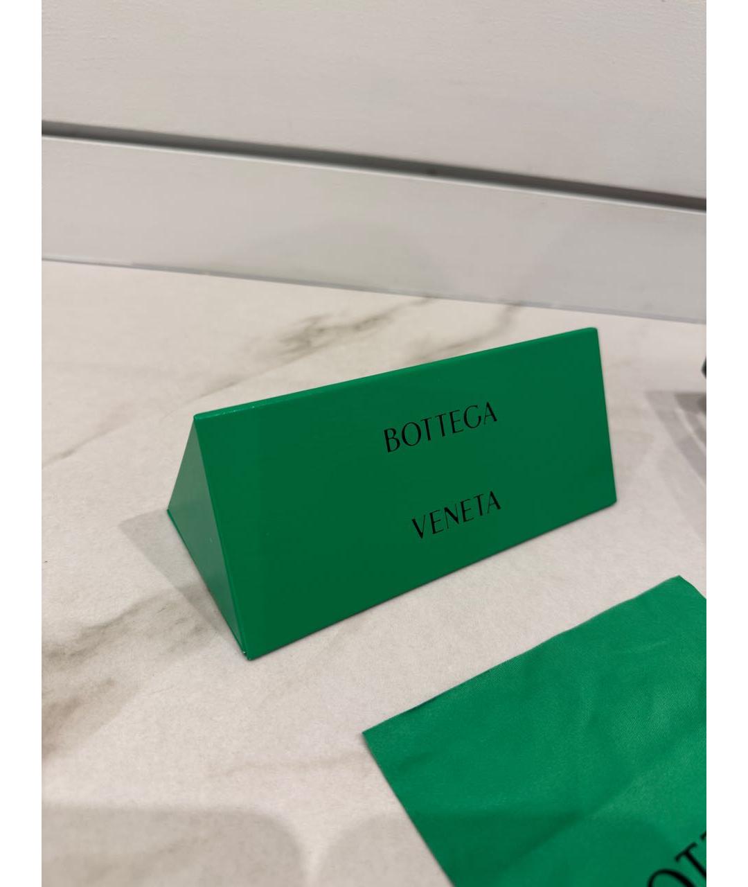 BOTTEGA VENETA Черные пластиковые солнцезащитные очки, фото 4