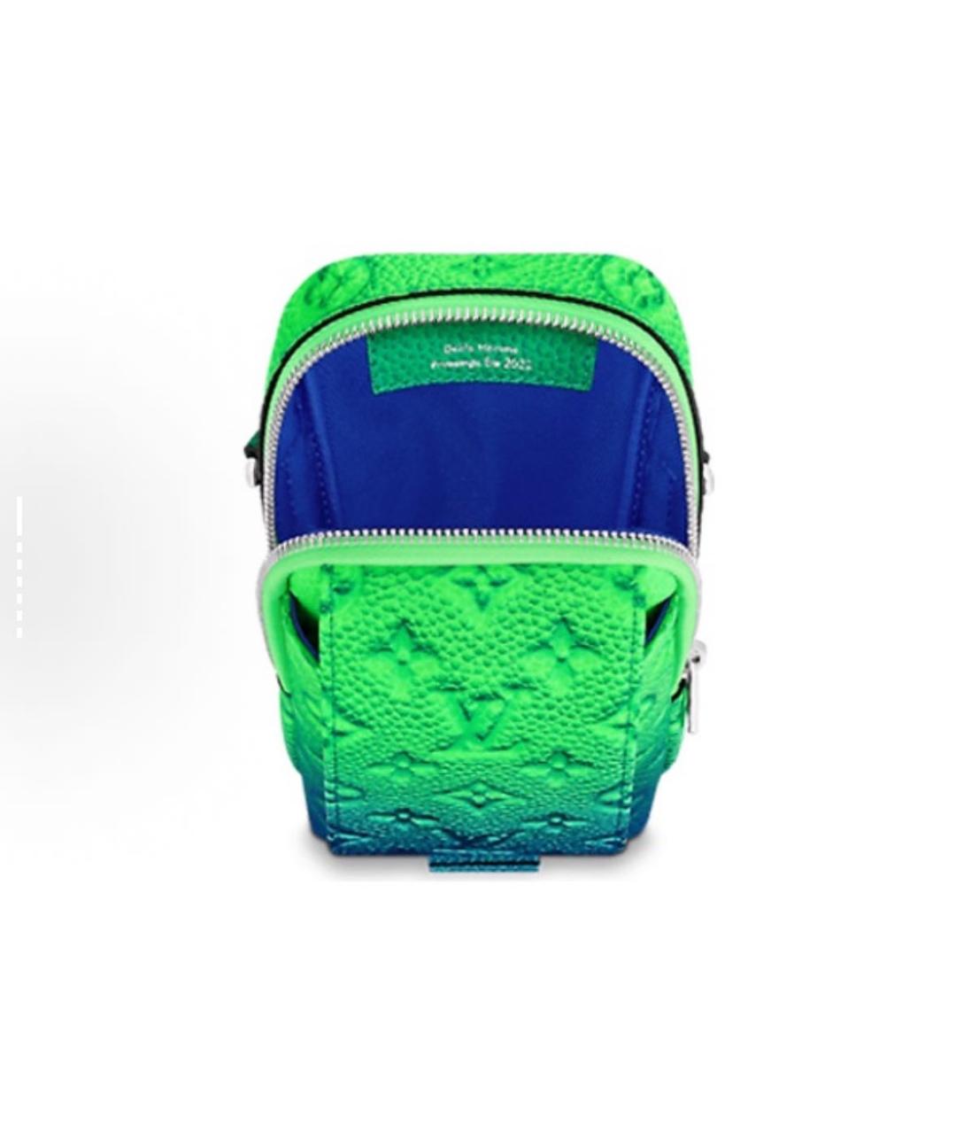 LOUIS VUITTON Зеленая сумка на плечо, фото 4