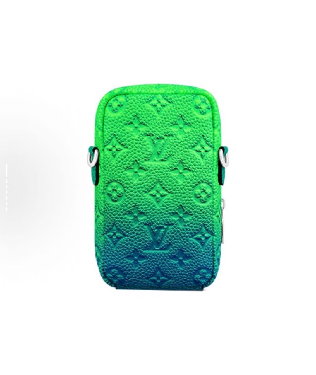 LOUIS VUITTON Зеленая сумка на плечо, фото 3