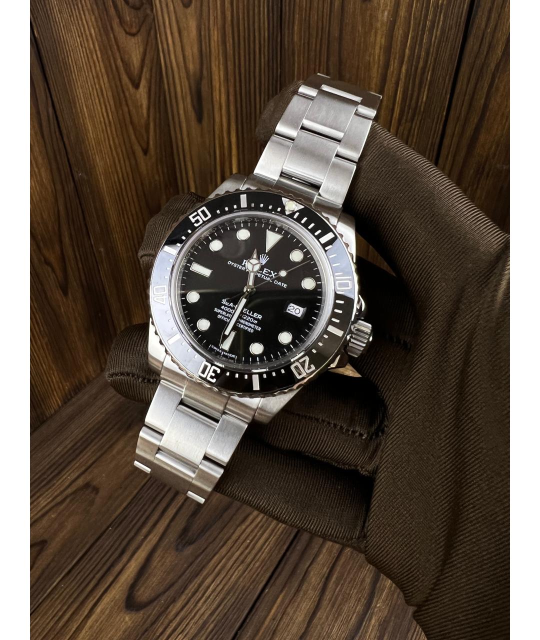 ROLEX Серебряные металлические часы, фото 2