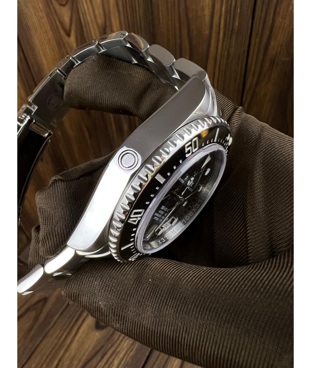 ROLEX Серебряные металлические часы, фото 4