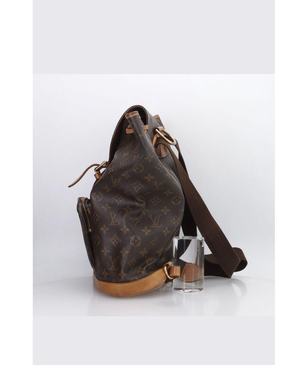 LOUIS VUITTON Коричневый рюкзак, фото 3