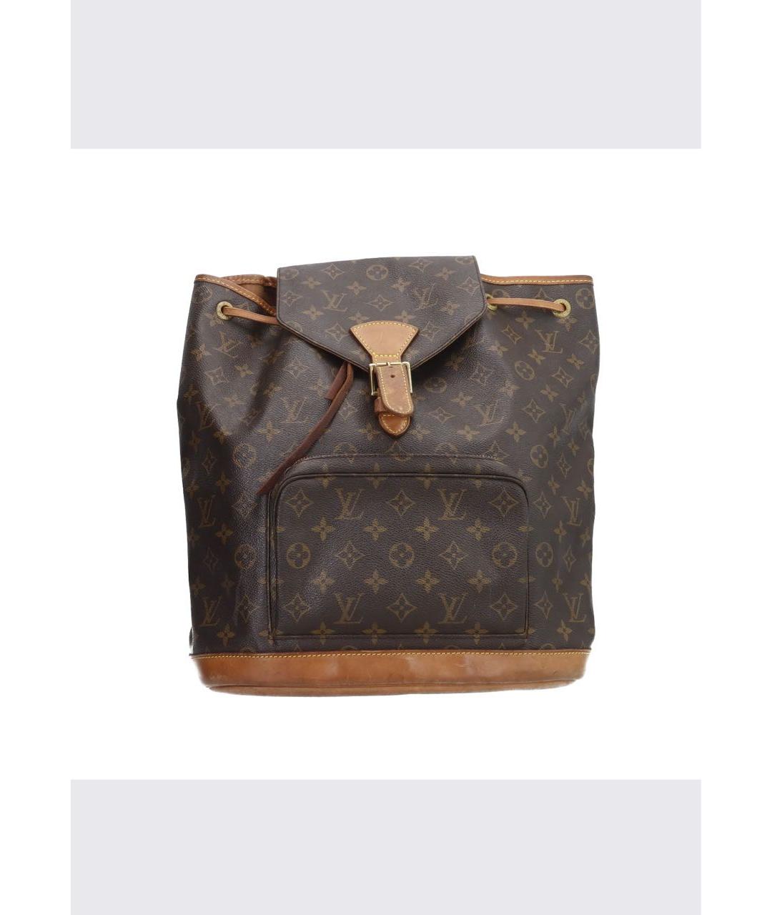LOUIS VUITTON Коричневый рюкзак, фото 6