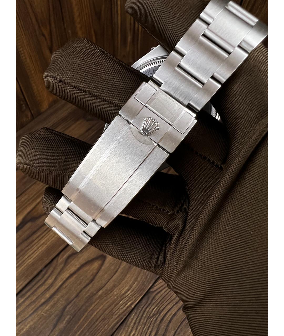 ROLEX Серебряные металлические часы, фото 6