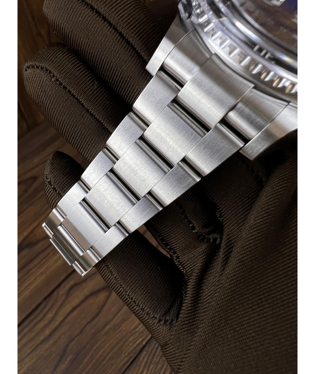 ROLEX Серебряные металлические часы, фото 5