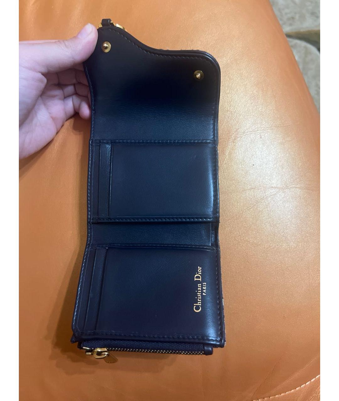 CHRISTIAN DIOR Темно-синий кошелек, фото 2