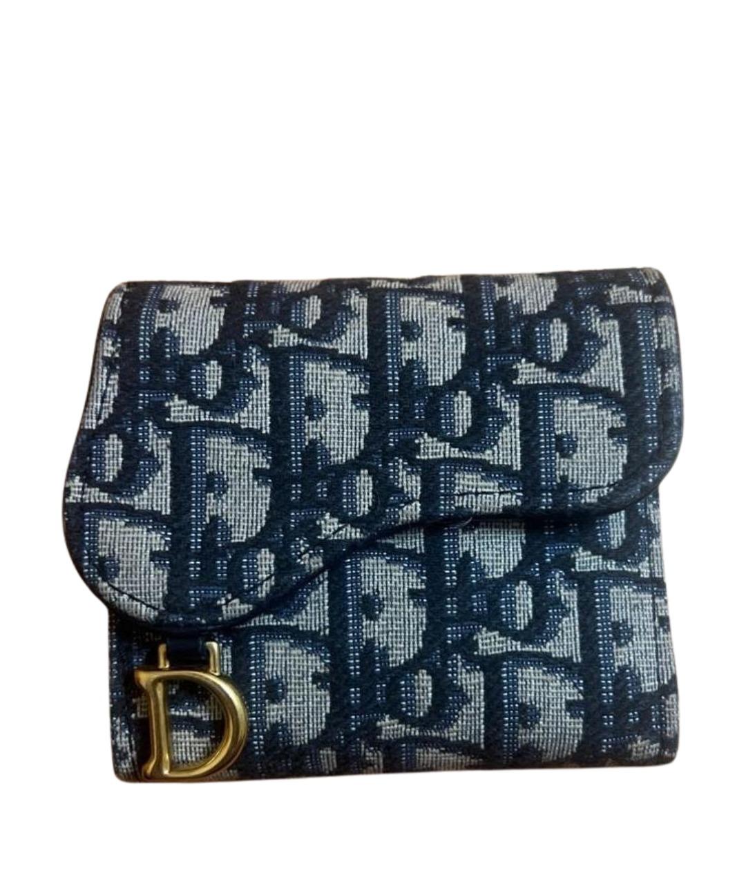 CHRISTIAN DIOR Темно-синий кошелек, фото 1