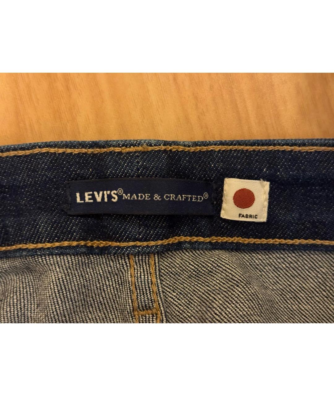 LEVI'S Темно-синие хлопковые джинсы слим, фото 4
