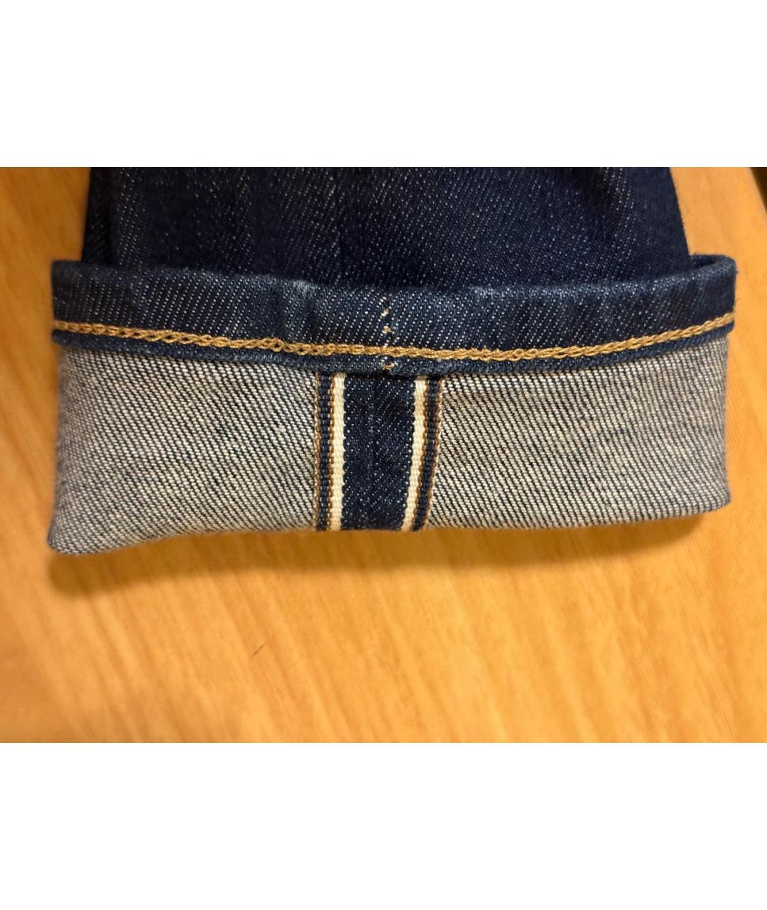 LEVI'S Темно-синие хлопковые джинсы слим, фото 3