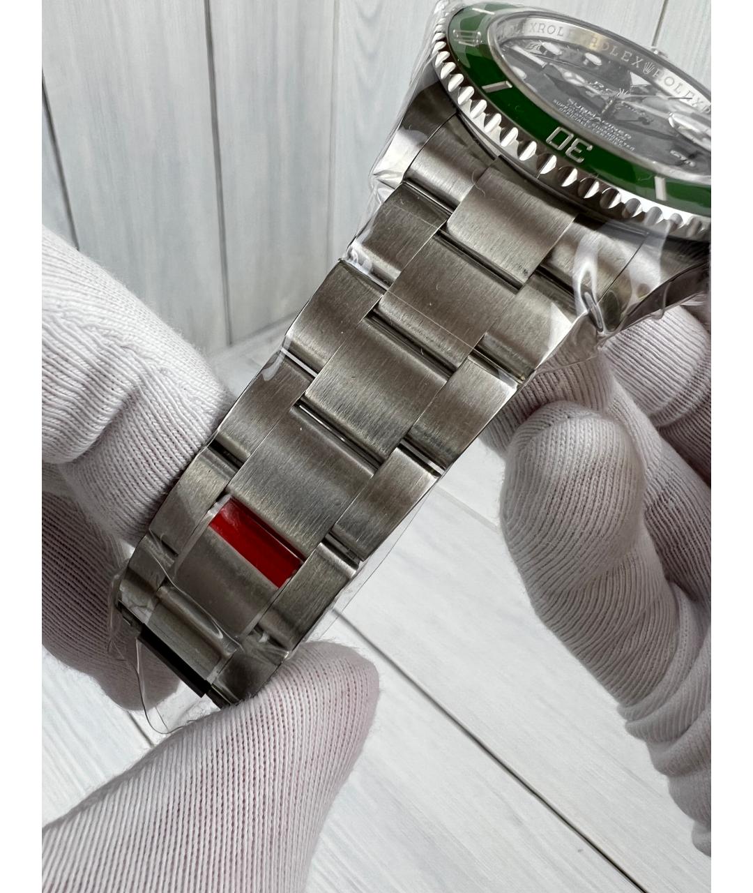 ROLEX Серебряные металлические часы, фото 4
