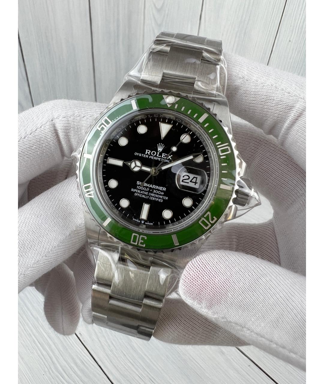 ROLEX Серебряные металлические часы, фото 2