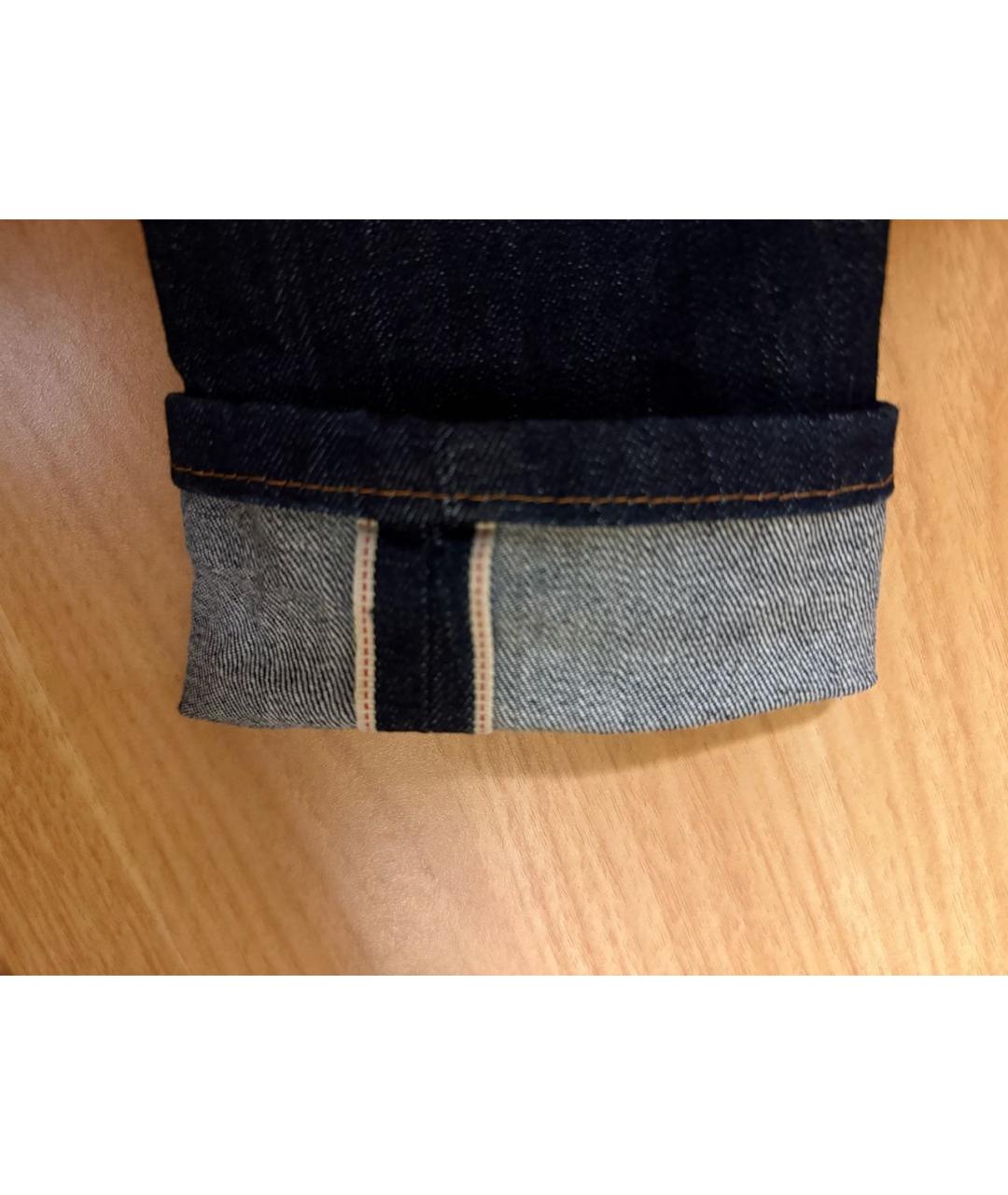 LEVI'S Темно-синие хлопковые джинсы слим, фото 4