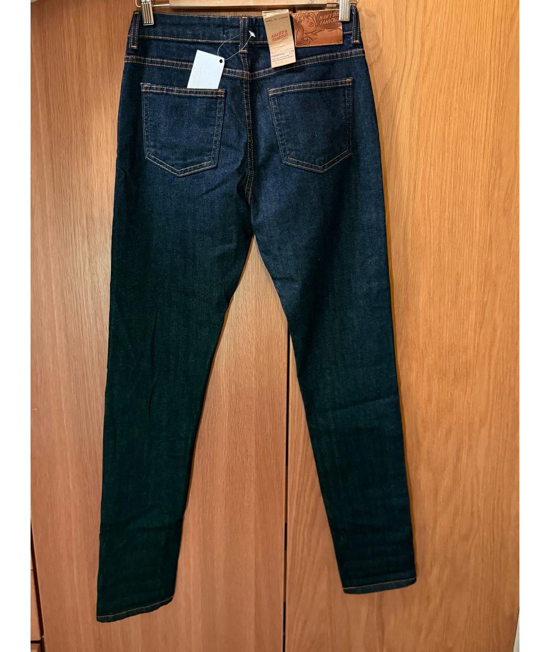 LEVI'S Темно-синие хлопковые джинсы слим, фото 2