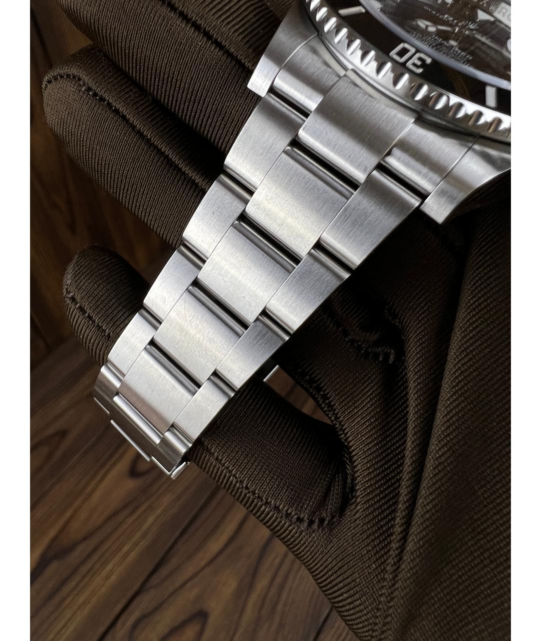 ROLEX Серебряные металлические часы, фото 5