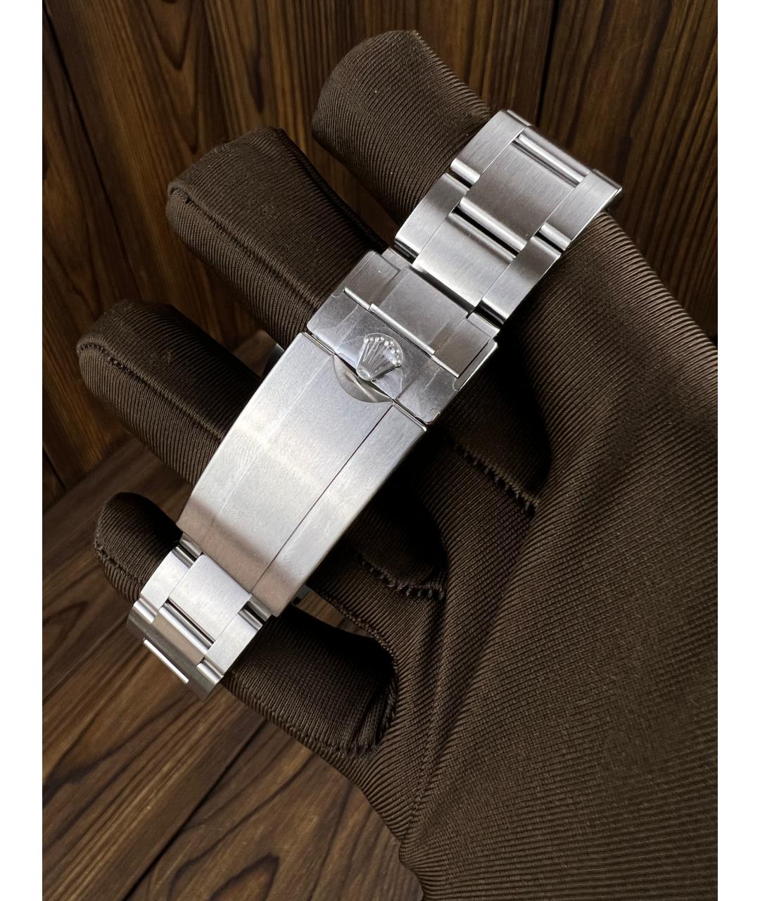 ROLEX Серебряные металлические часы, фото 6