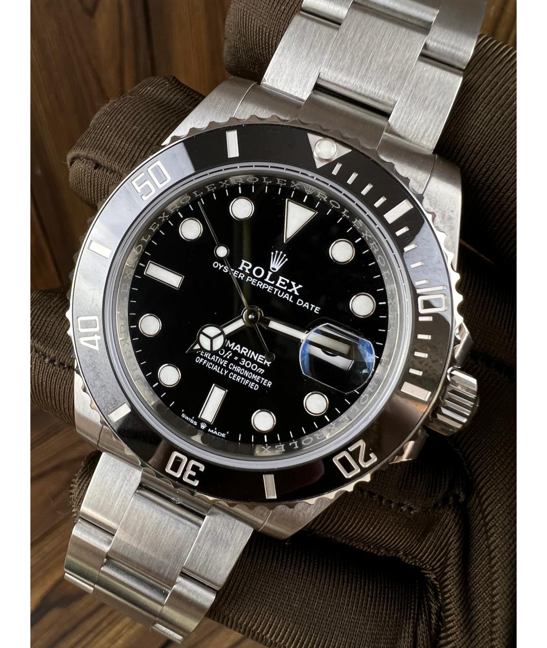 ROLEX Серебряные металлические часы, фото 2