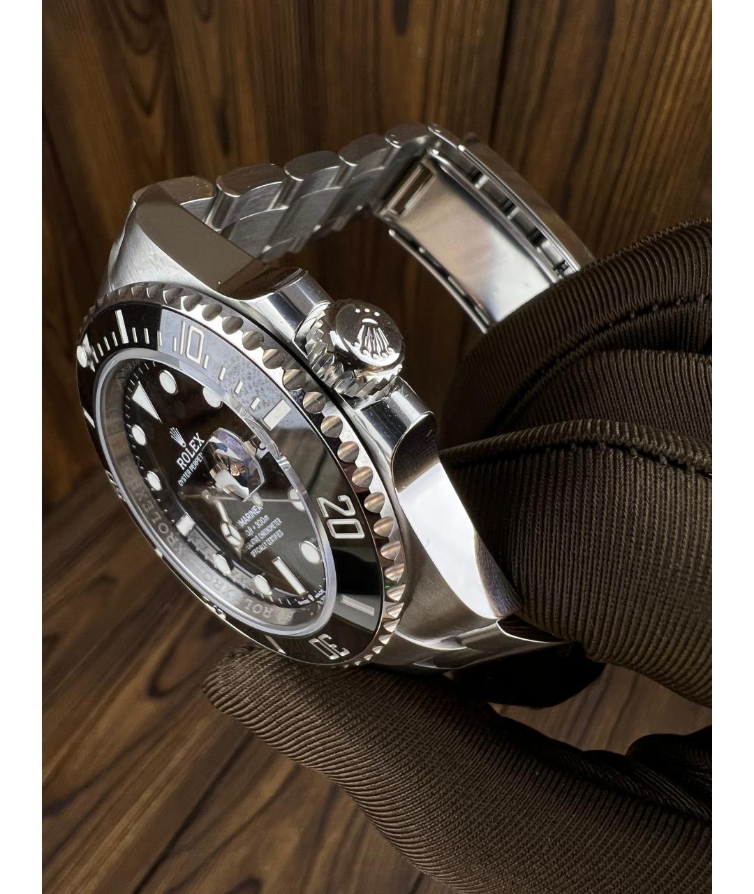 ROLEX Серебряные металлические часы, фото 3