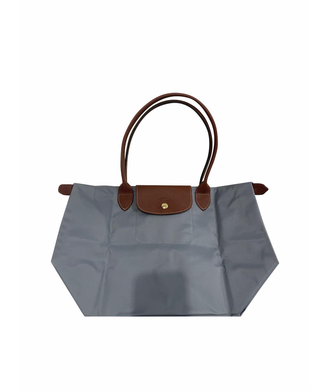 LONGCHAMP Антрацитовая сумка тоут, фото 1