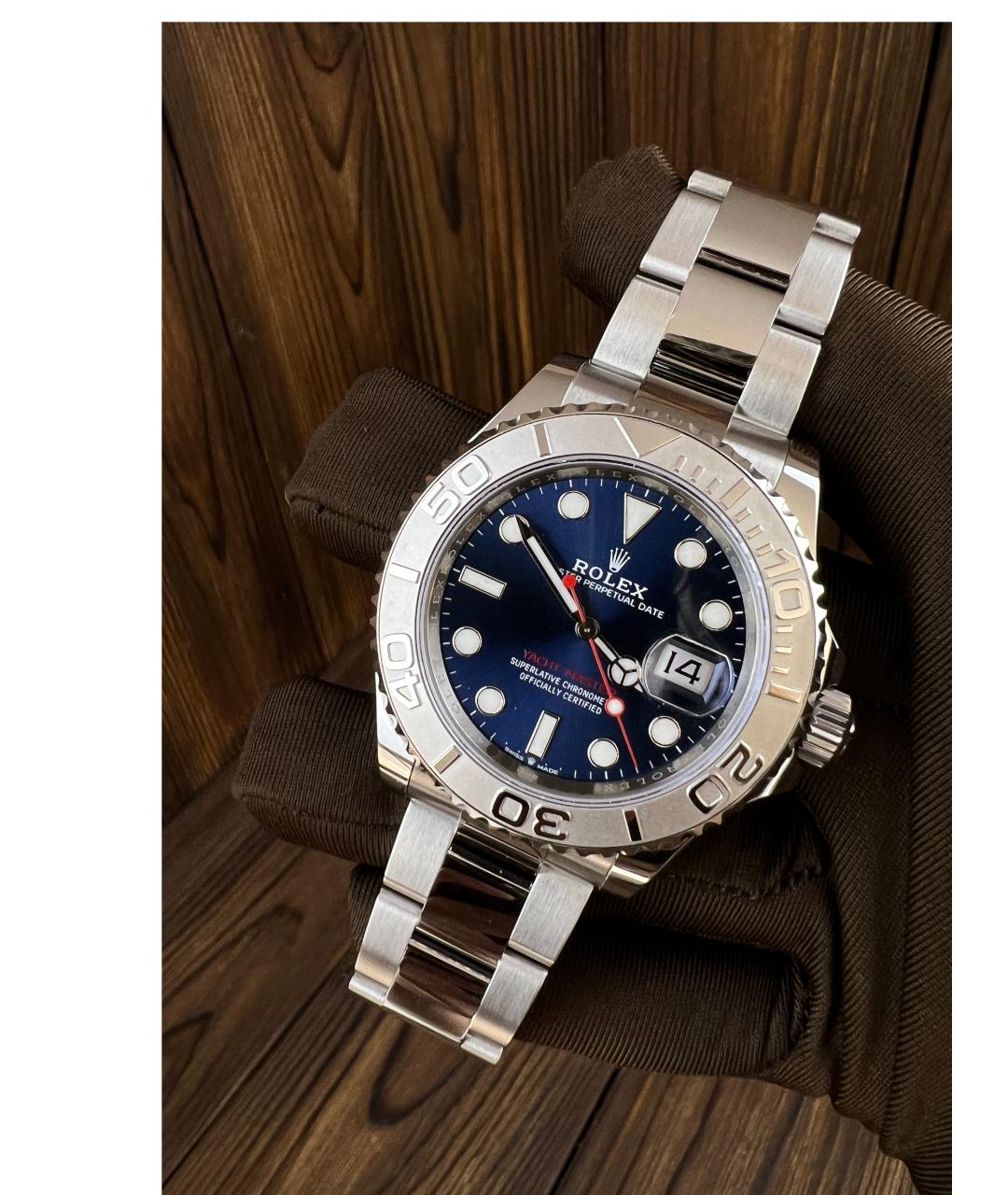 ROLEX Золотые платиновые часы, фото 2