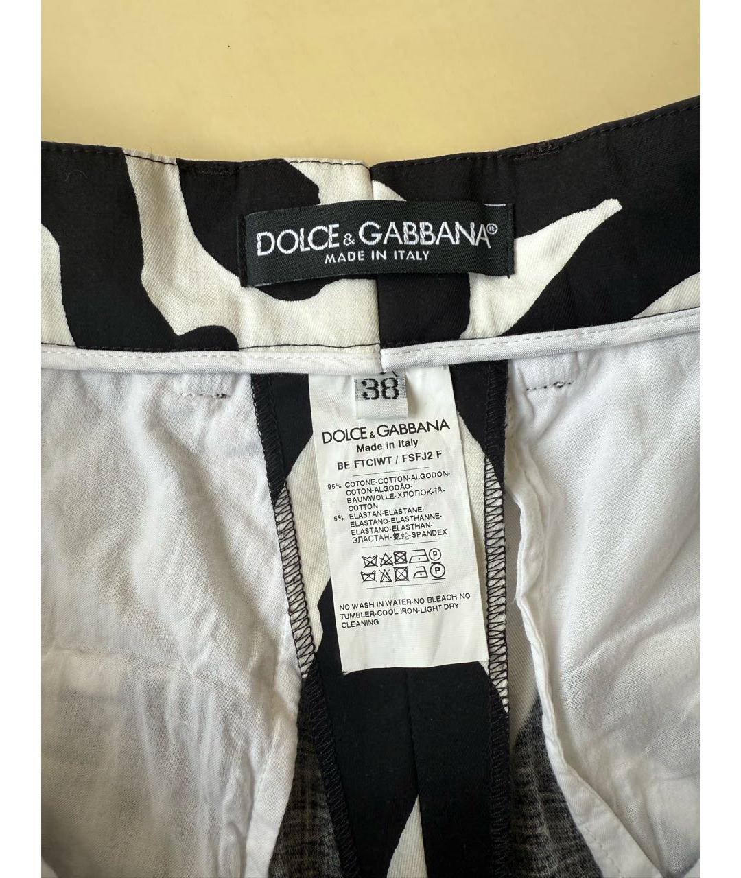 DOLCE&GABBANA Мульти хлопковые шорты, фото 4