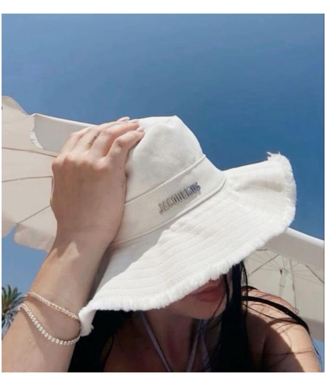 JACQUEMUS Белая панама, фото 3