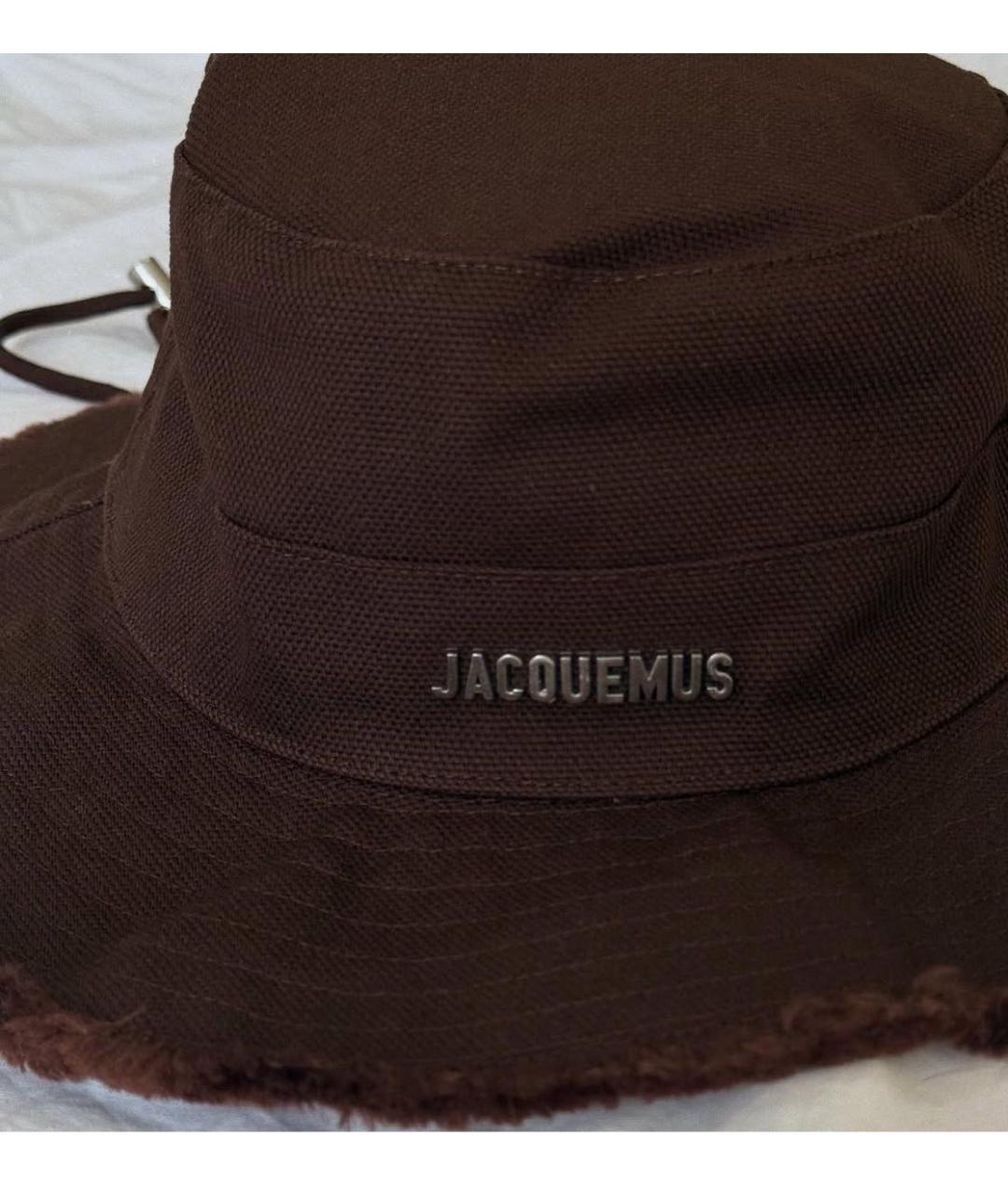 JACQUEMUS Коричневая панама, фото 2