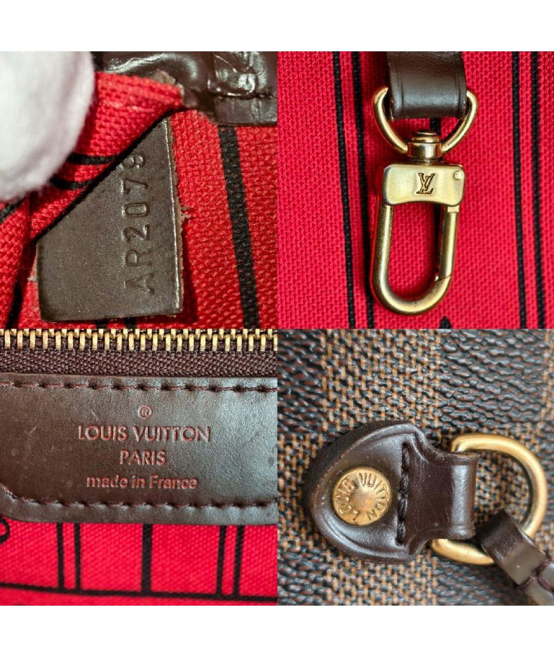 LOUIS VUITTON Коричневая сумка тоут, фото 4