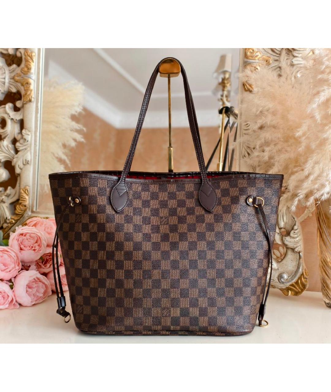 LOUIS VUITTON Коричневая сумка тоут, фото 2