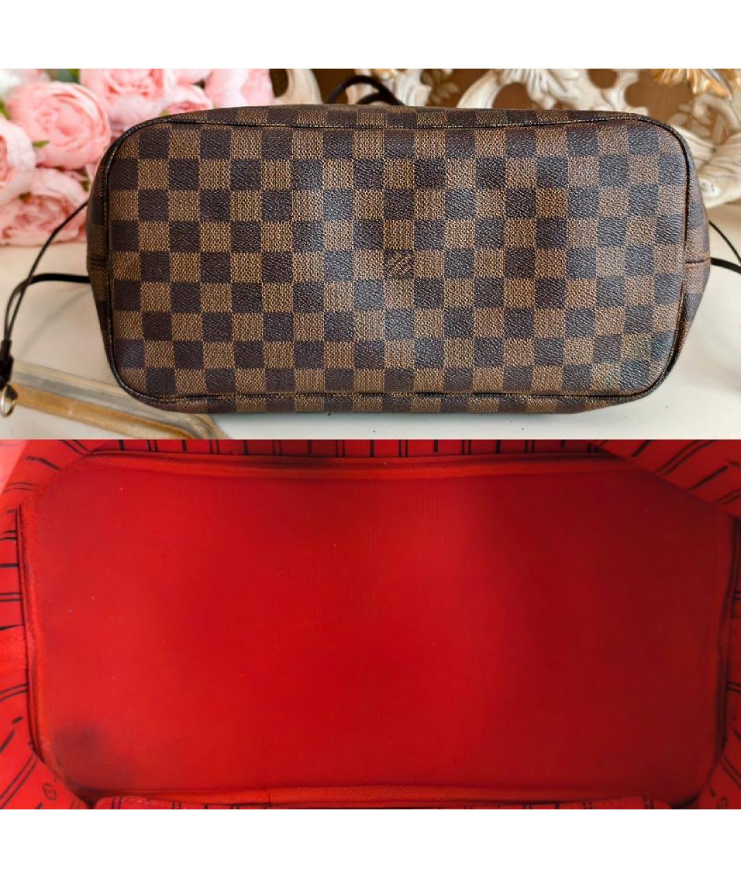 LOUIS VUITTON Коричневая сумка тоут, фото 7