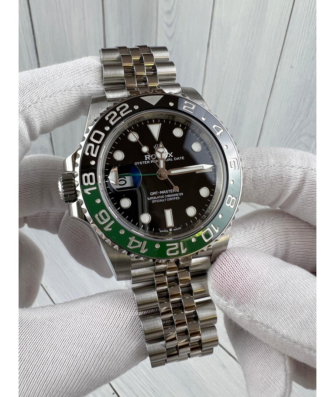 ROLEX Серебряные металлические часы, фото 2