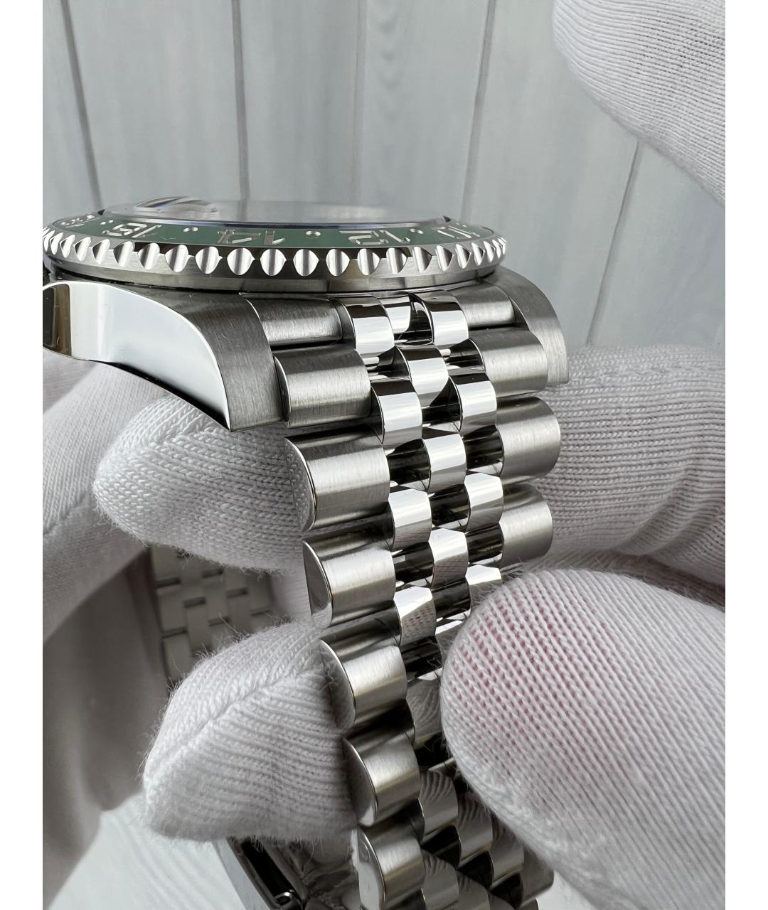 ROLEX Серебряные металлические часы, фото 5