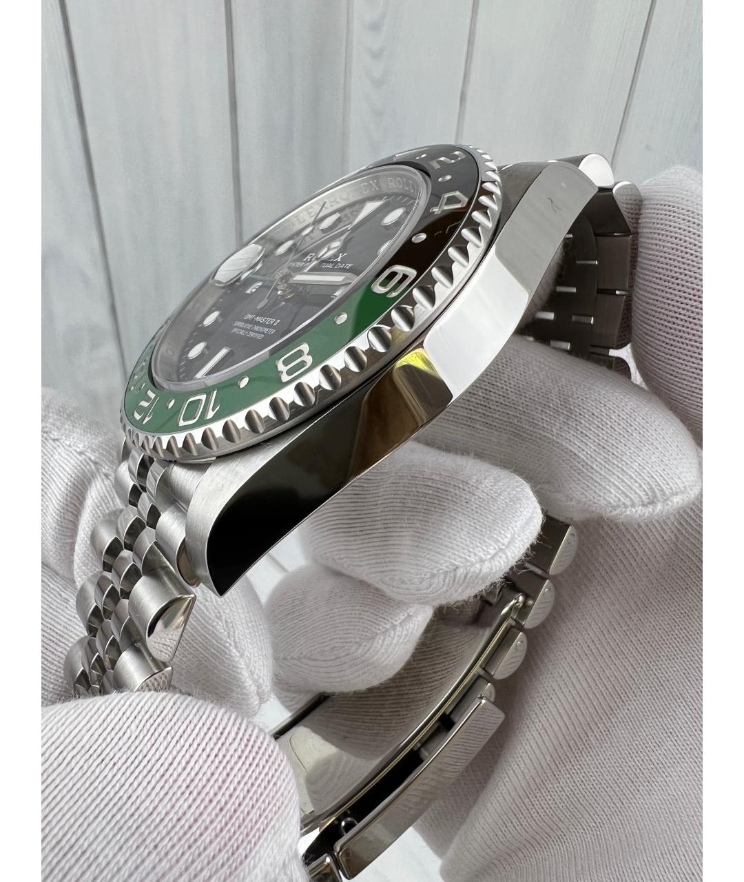 ROLEX Серебряные металлические часы, фото 4