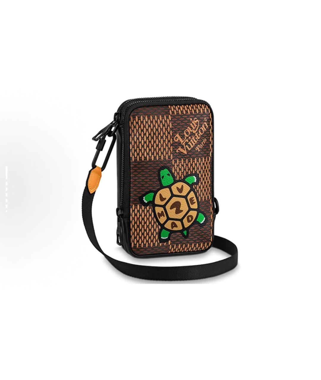LOUIS VUITTON Коричневый кошелек, фото 5