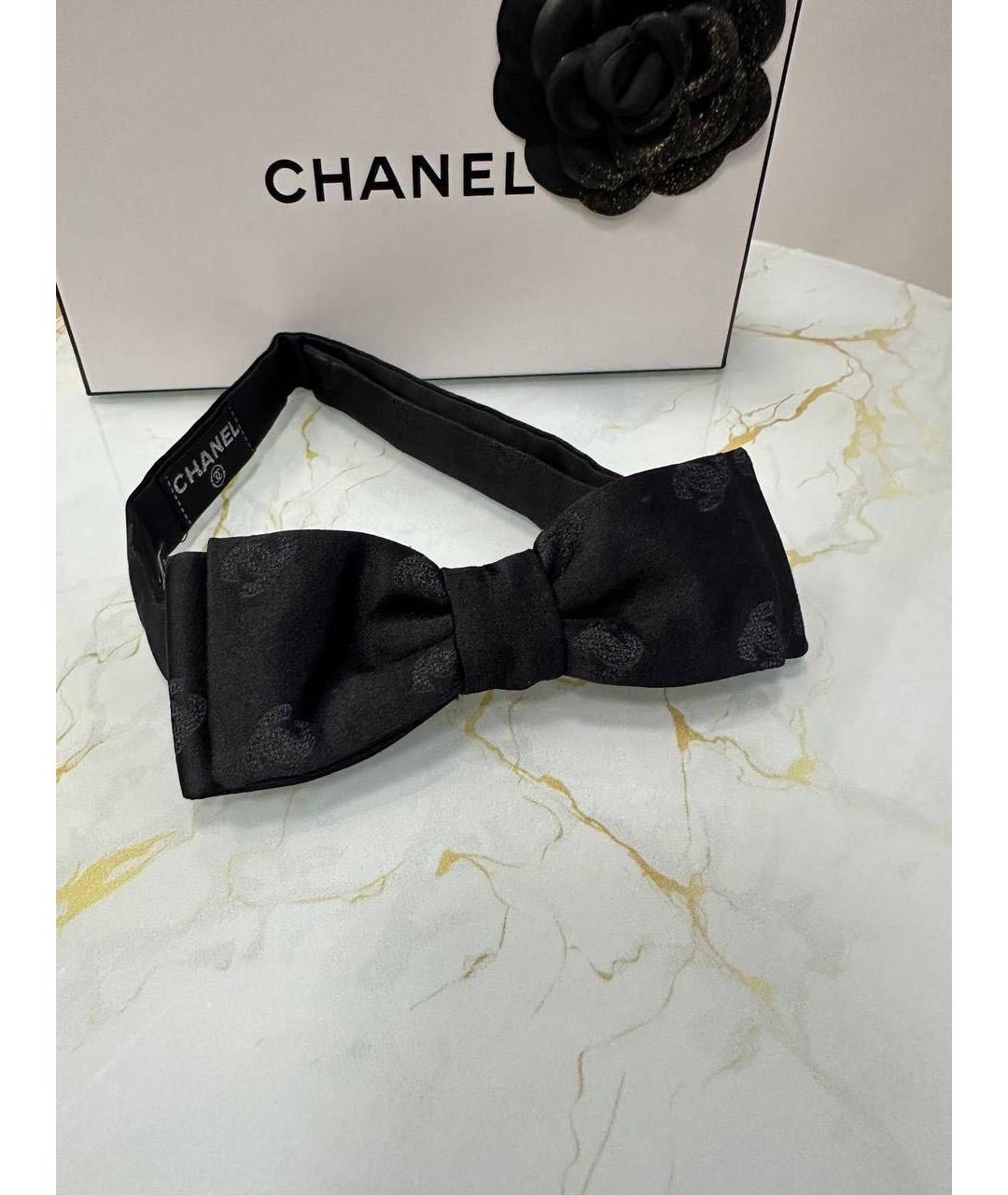 CHANEL Черная повязка на голову, фото 9