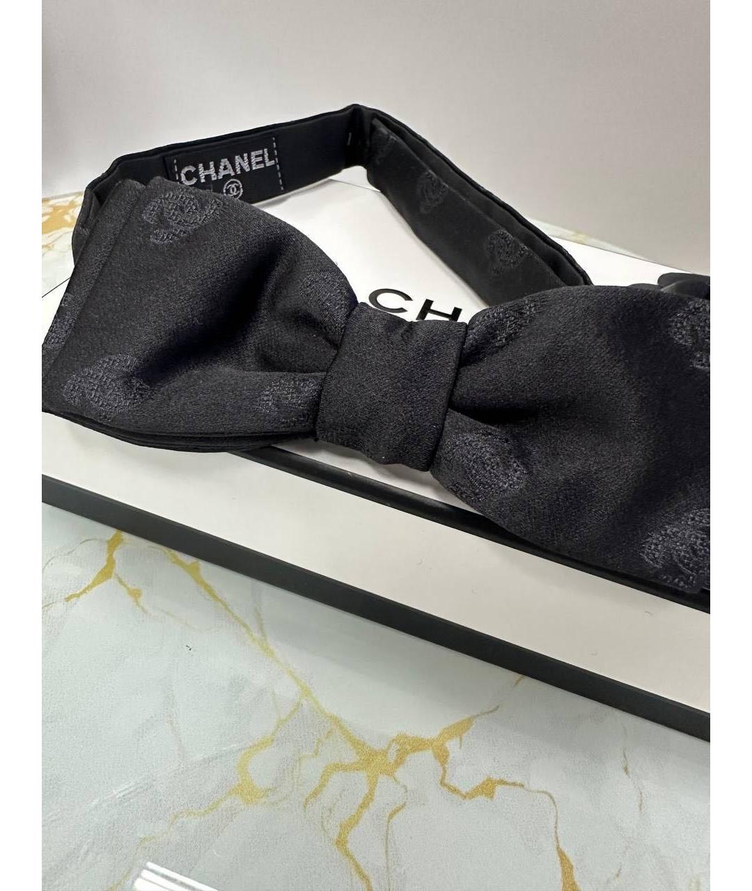 CHANEL Черная повязка на голову, фото 4