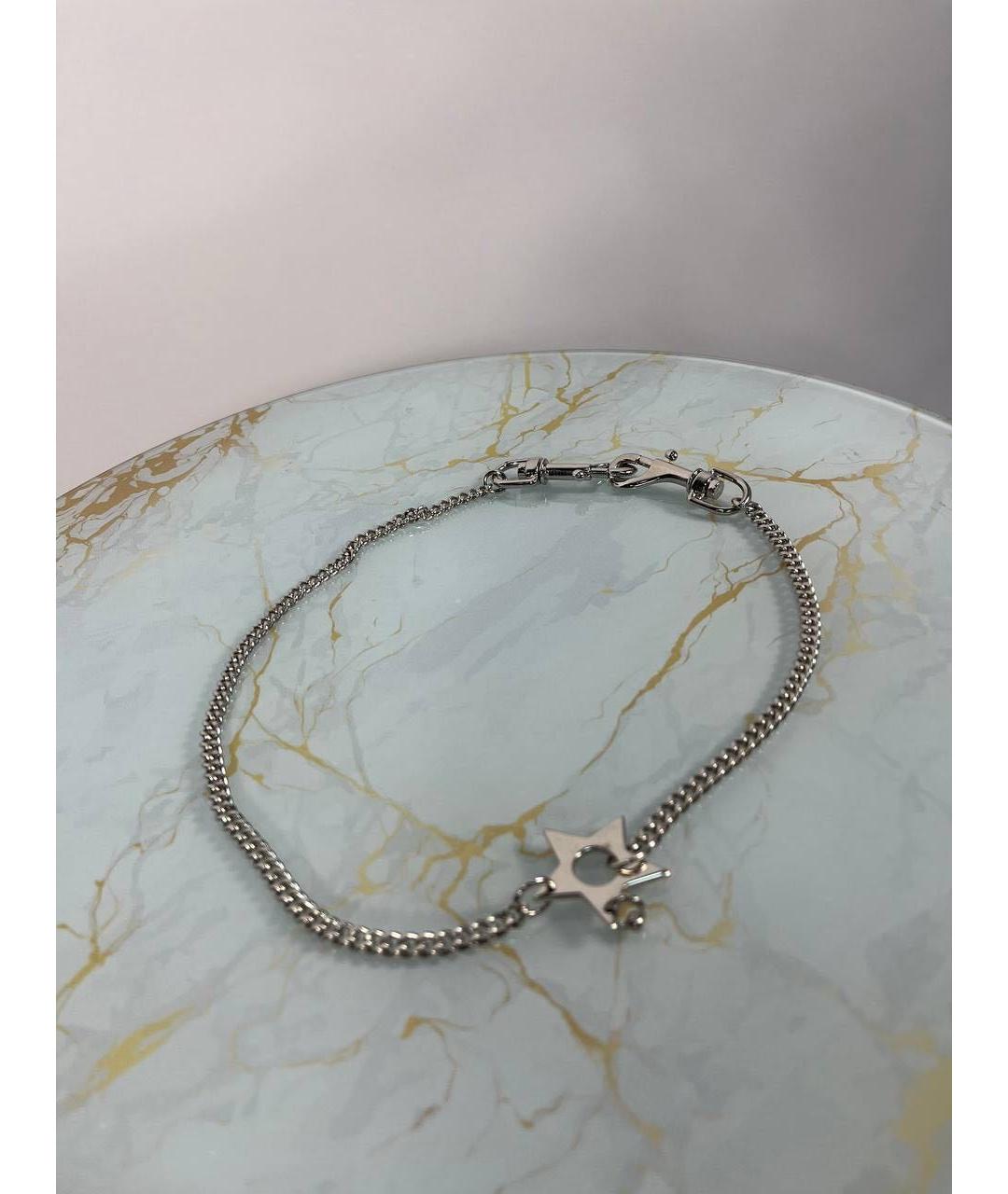 CHRISTIAN DIOR Серебряная металлическая цепочка, фото 2