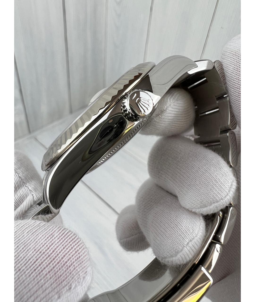 ROLEX Серебряные металлические часы, фото 3